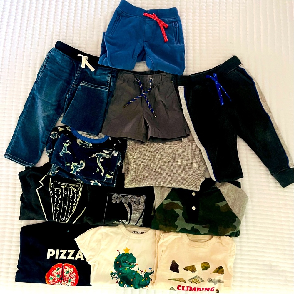 HUGE (12 pc) J.Crew Toddler Bundle! Shirts, sweatpants, shorts, jeans